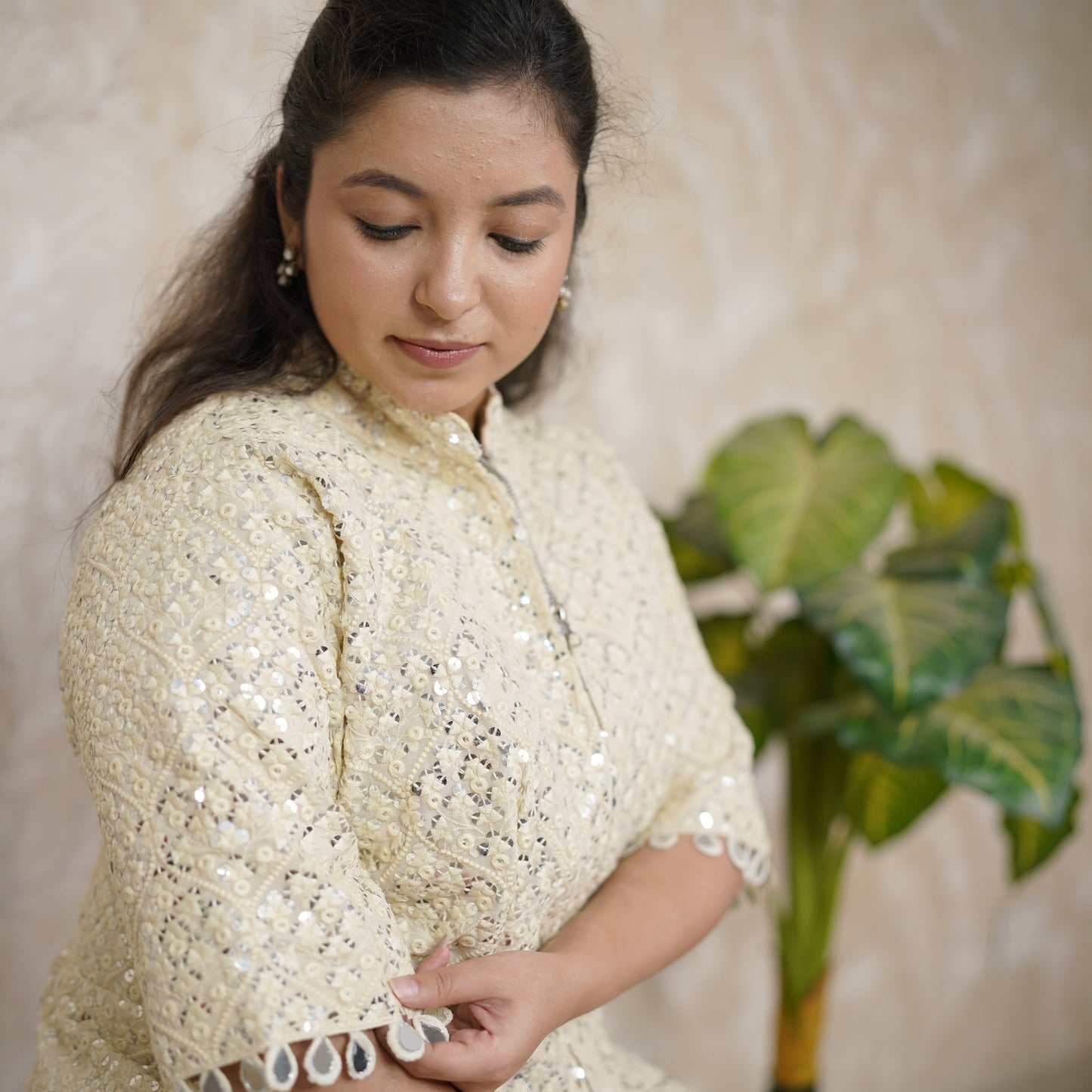 Jacket Style Palazzo Set